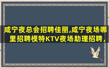 衢州夜总会招聘